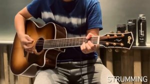 Cort Gold-A8 Sound test (No effect!)