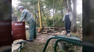 Скважина под погружной насос 24 метра г. Казань мгбу своими руками | Well drilling |