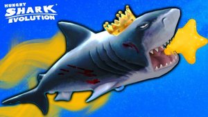 hungry shark evolution Заглючила АКУЛА В КОСМОСЕ Мегалодон проплывает сквозь стены топ игра