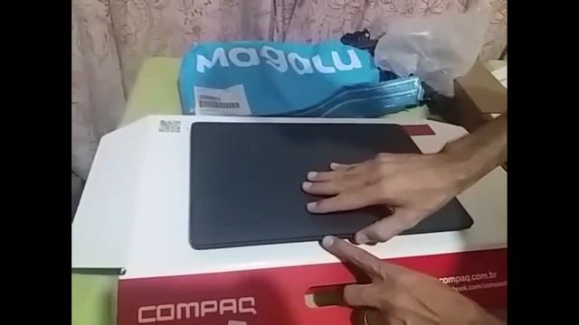 Abrindo a caixa - Notebook Compaq Presario CQ-29 - i5 - 8GB 480GB SSD 15,6” Windows 10 смотреть онлайн