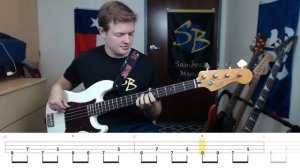 Livin' on a Prayer - Bon Jovi (Bass Cover with Tabs)