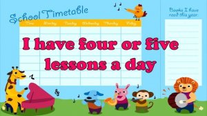 School subjects.  Учим школьные предметы.  Расписание уроков. // #УчуАнглийский