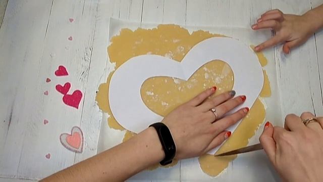 Торт СЕРДЦЕ или ЦИФРА ☆ Медовые коржи. Heart shaped cake.