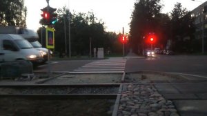 Новый светофор с таймером для пешеходов