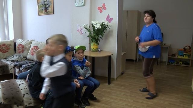 Утро первого школьного дня…