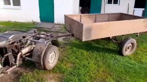 Дизельный квадроцикл на базе МТ - видео от клиента