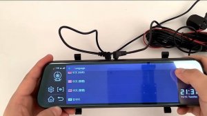 Bluavido 10" 4G Android 8.1 Dashcam GPS Navigation ADAS Car Rearview mirror Camera Test, Review