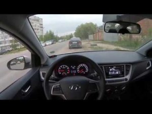 Hyundai Solaris (accent) 2019 1.6 AT - POV Test drive