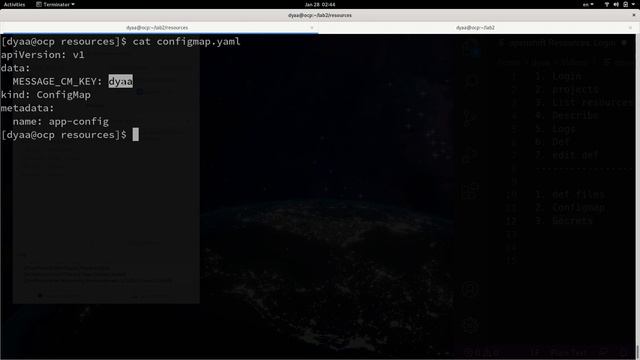4. Import and configure Kubernetes resources + Configmap + Secret [Arabic]