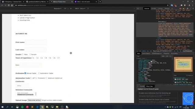6 - Webtesting con Python y Selenium - assert y get_attribute