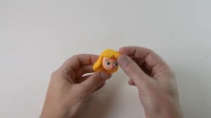 Как слепить куклу из лёгкого пластилина