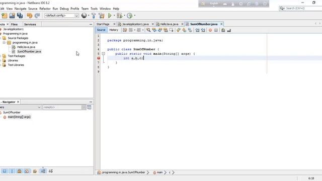 Programming in Java Sum Of Number Without User Input | Akib's Tricks BD.