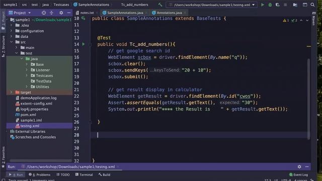 How to use TestNG Annotations смотреть онлайн