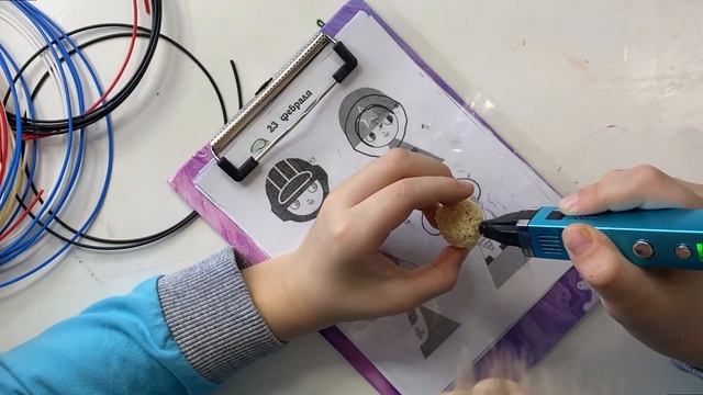 Рисуем 3D ручкой: Солдатик