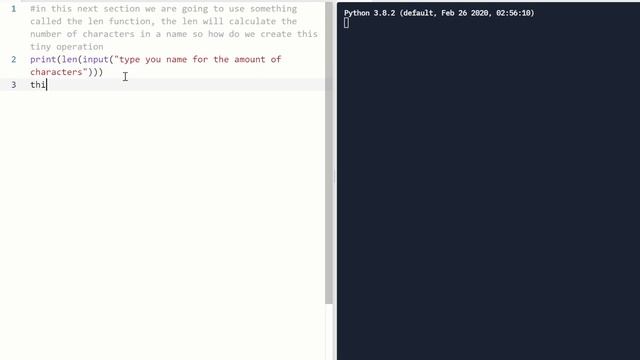 Part 8 - Learning to Code - How to use the len function