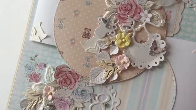 Нежный фотоальбом для девочки о первом годе "От 0 до 12" смотреть онлайн