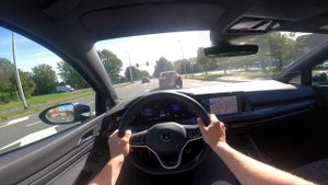 Volkswagen NEW Golf R-line 2021 | 4K POV Test Drive | 110kw  | 150hp |  7-DSG  | Detail inside
