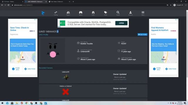 HOW TO CHECK IF YOUR ROBLOX LIMITED IS CLEAN | RBXTOOLS ? смотреть онлайн