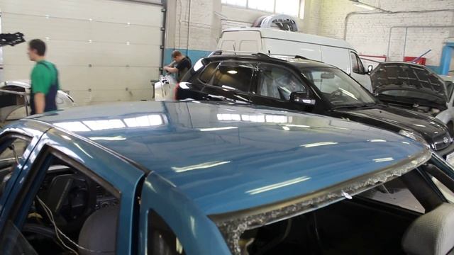 ВАЗ 2110 - результат ремонта крыши смотреть онлайн