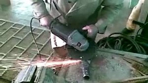 Работа болгаркой