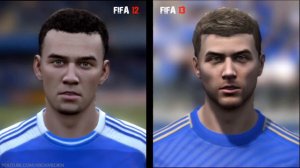 FIFA 12 vs FIFA 13: Player Faces (Chelsea Player Faces FIFA 13 and FIFA 12 Comparison) xboxmedien