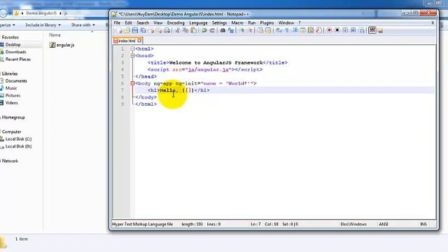 Introduction To The AngularJS Framework