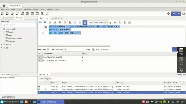 Curso MySQL Server #21 - Having