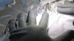 Трапунто "Колибри". Стёжка по кальке.