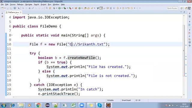 Java File IO Handling 01 || File Concept смотреть онлайн