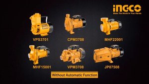 INGCO Peripheral pump VPM3708/VPM7508/UVPM3708