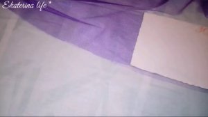 Как разрезать фатин на ровные полосы для юбки туту