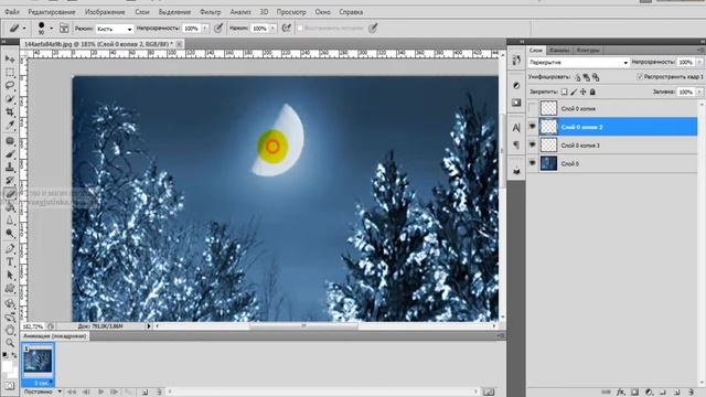 Вариант-2. Анимация фильтром Alien Skin Xenofex смотреть онлайн