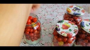 ??ВКУСНЯТИНА!!! ПОМИДОРЫ ЧЕРРИ С ПОДСОЛНЕЧНЫМ МАСЛОМ И РЕПЧАТЫМ ЛУКОМ. Заготовка на зиму