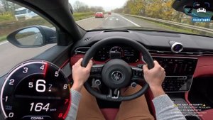 Maserati Grecale Trofeo *294km/h* on Autobahn