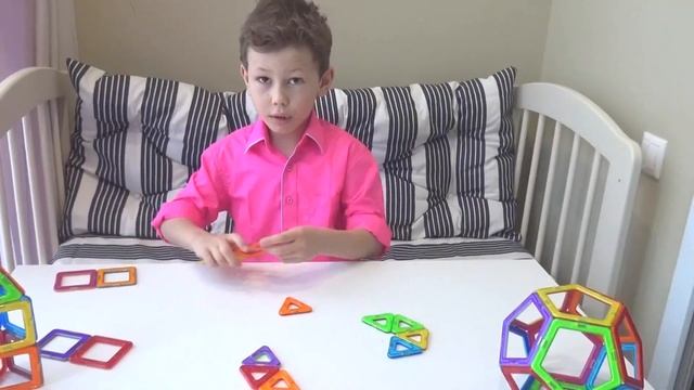 Коля и Настя "МАГНИТНЫЙ КОНСТРУКТОР" смотреть онлайн