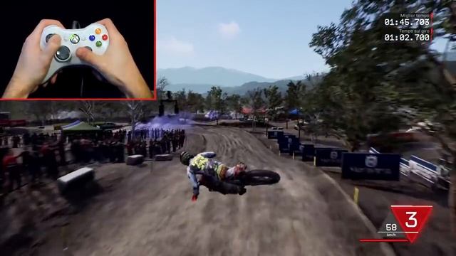 MXGP 3 Whip and scrub gameplay смотреть онлайн
