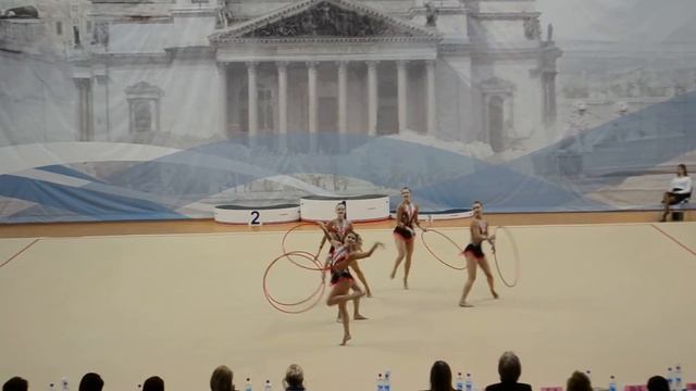 СДЮСШОР Калининского р-на -обручи Чемпионат СПБ 2017 2 место!! смотреть онлайн