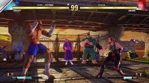 Street Fighter 5 Champion Edition Sagat Arcade Mode Gameplay