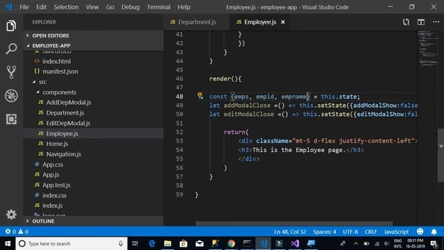 React js 16; Consume GET & DELETE Method
