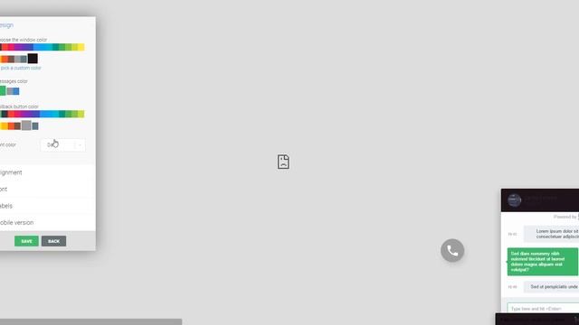 How to change the design of JivoChat on your website смотреть онлайн