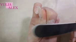 Подготовка ногтевой пластины к покрытию. Этап: поверхностный опил #маникюрекб #снятиегельлак #ногти