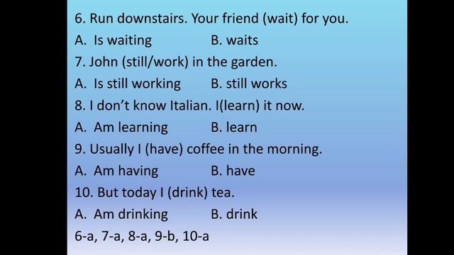 Порівняння Present Simple - Present Continuous. смотреть онлайн