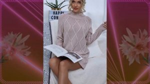 Самые модные пуловеры и свитера. Вяжем модные свитера от Shein .