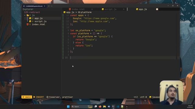 JAVASCRIPT TUTORIAL #125 REDIRECT URL