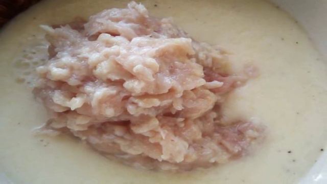 Мясные оладьи