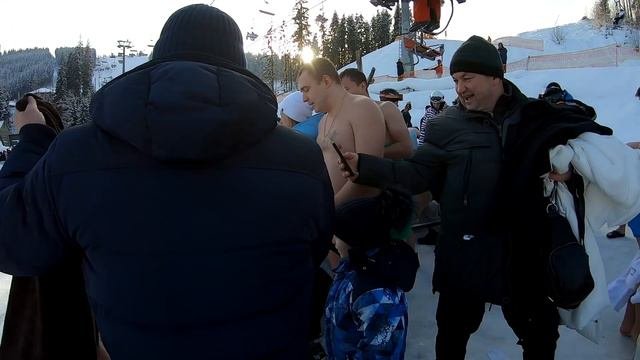 Как мы ходим на Крещение в Буковель\VLOG\Водохреще на Буковелі\Сезон 2018-2019 Bukovel