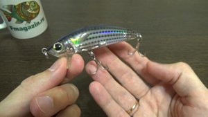 Видеообзор воблера Yo-Zuri 3D Inshore Surface Minnow по заказу Fmagazin