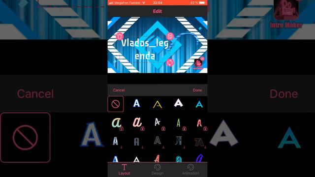 Как сделать Интро на ютуб канал. Через iOS устройство смотреть онлайн