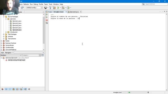 61 . Curso de Java II Arreglos II Ejercicio - Indicar los nombres de las personas mayores a 18 смотреть онлайн