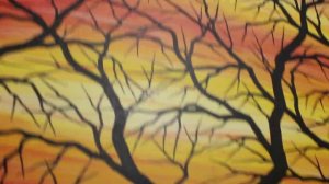Aperçu vidéo du tableau contemporain : Silhouettes de branches